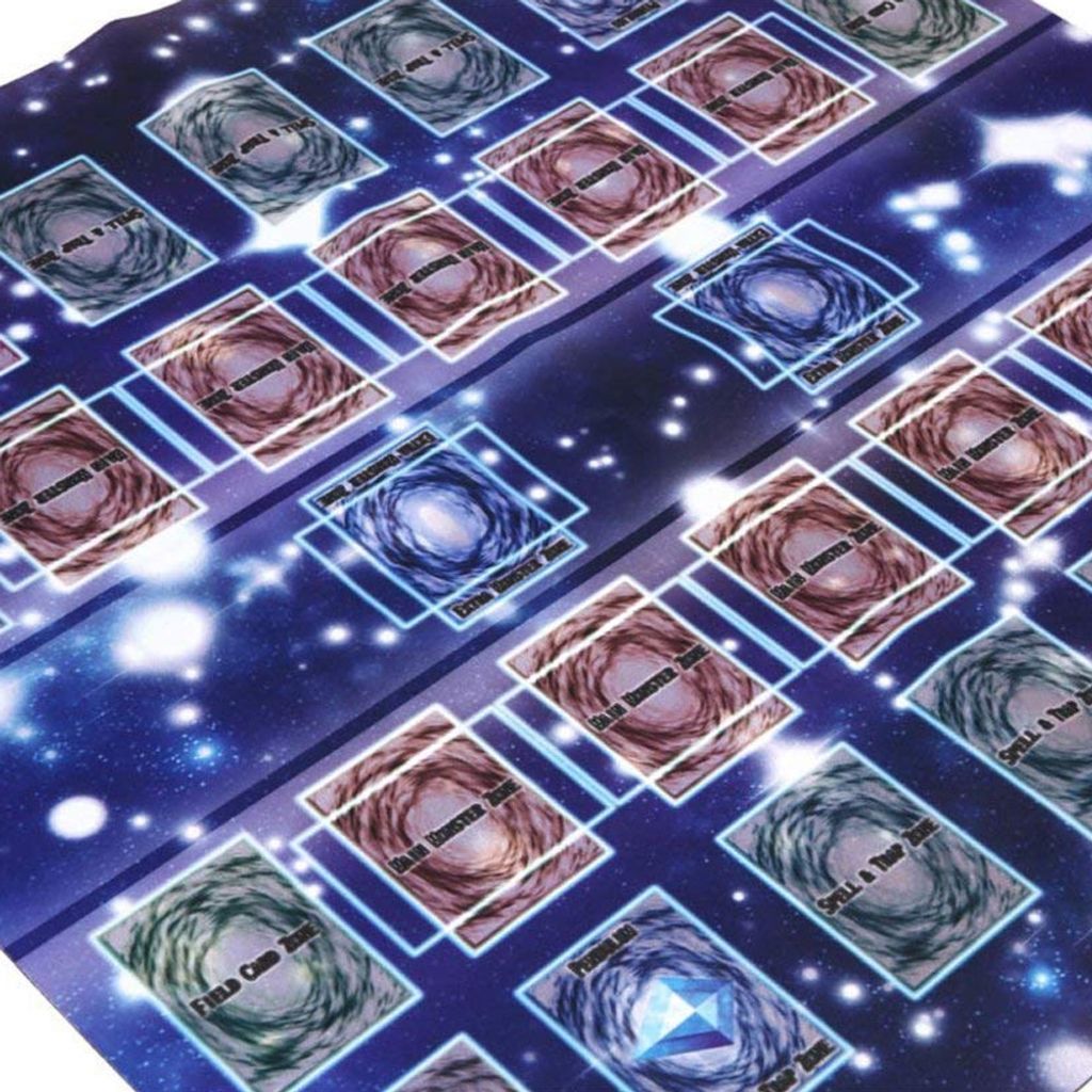 Rioge Gummi Spielmatte 60x60cm Galaxy Style Competition Pad Spielmatte Für Yu-gi-oh Karte Yugioh Zubehör Kartenspiel Pad 