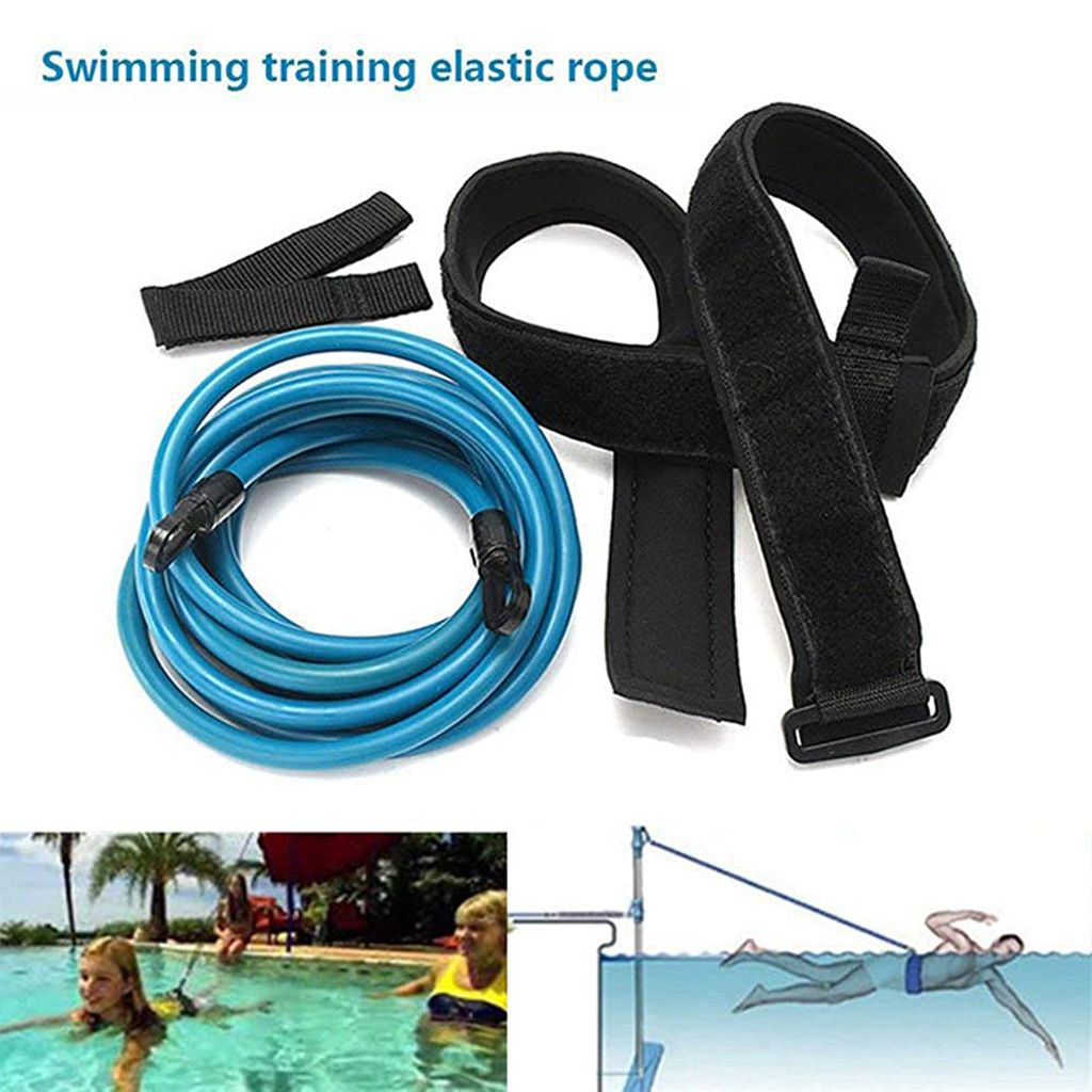 3M Schwimmtrainer Gürtel Schwimmwiderstand Trainingshilfegurt Elastikband Gurt