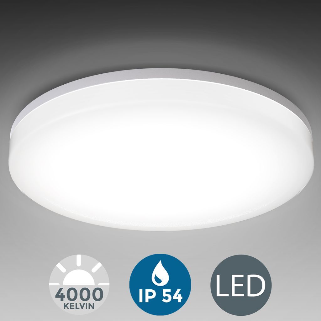 Deckenlampe LED 18W Bad-Lampen Badezimmer-Leuchte 6500K Deckenleuchte 230V NEU