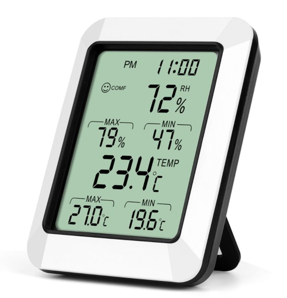 Innen Zuhause Büro Funk Thermometer LCD Digital Hygrometer Mit Luftfeuchtigkeit
