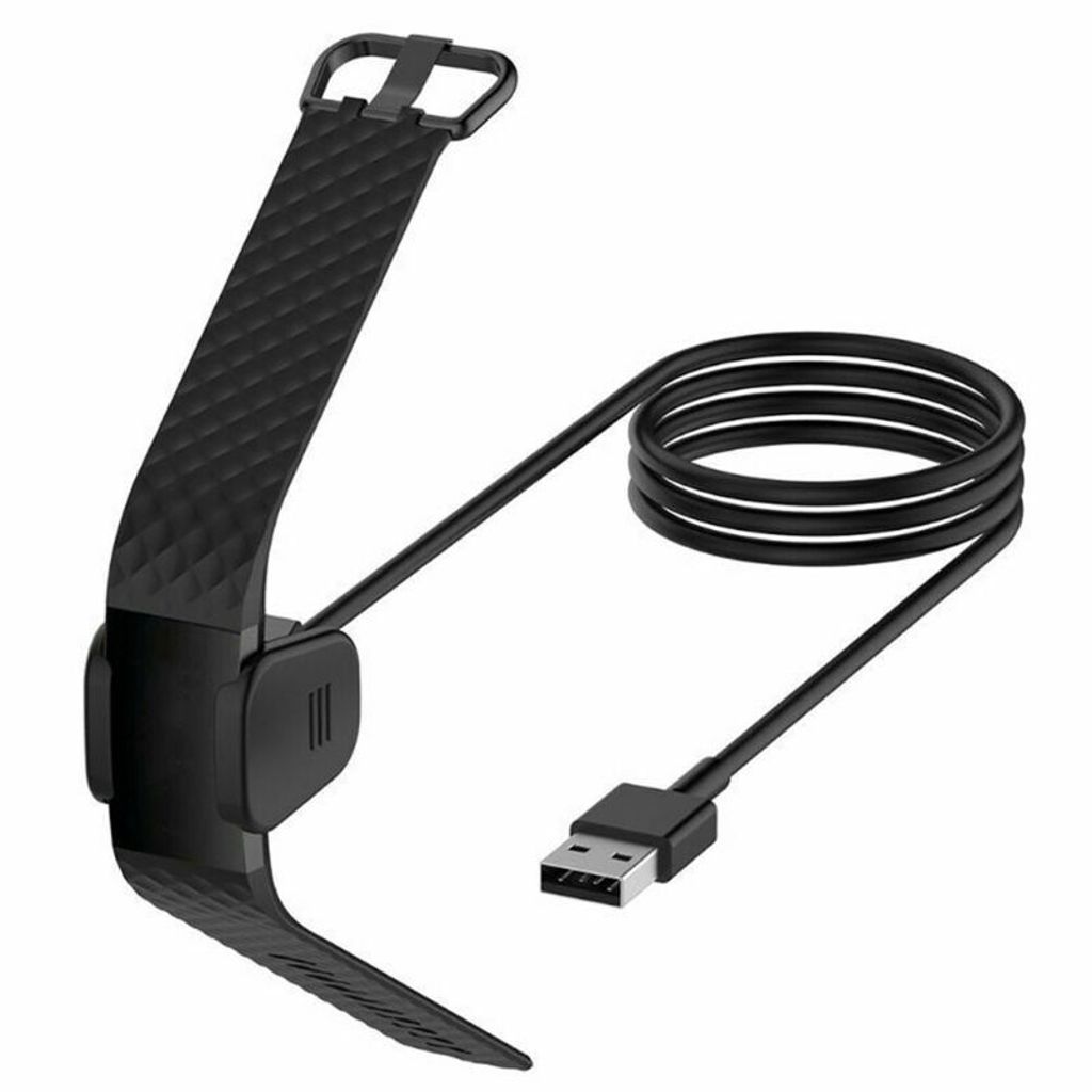Für Fitbit Charge 3 Ersatz USB Ladekabel Ladegerät Dock Cradle Ersatzkabel 1m