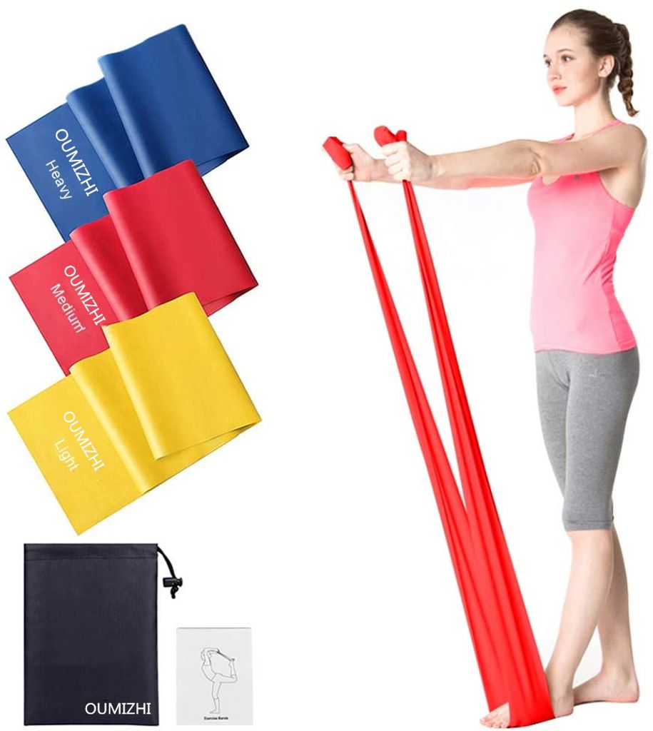 Widerstandsbänder  Fitnessbänder Gymnastikband Latexband Yoga Tube Fit
