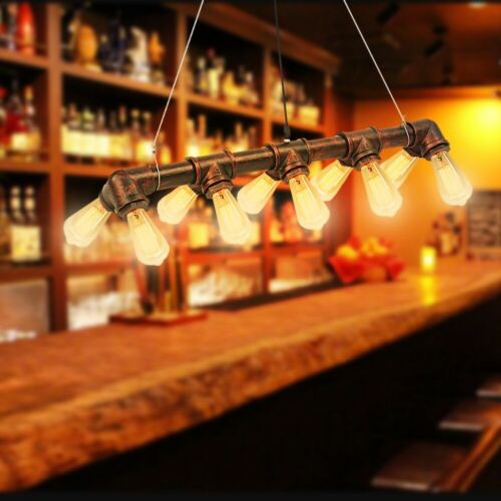 Retro Kronleuchter Hängelampe Vintage Deckenlampen Pendelleuchte Bar Lampe