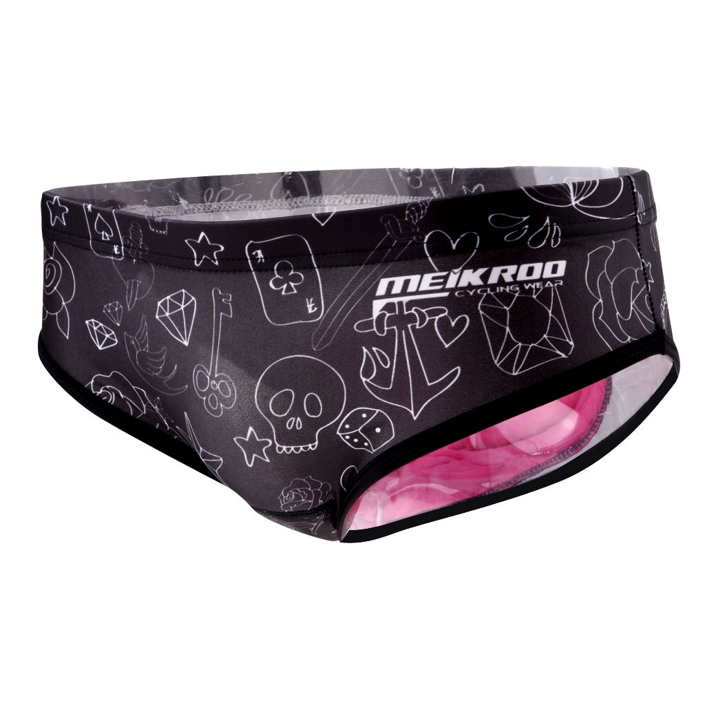 Damen Rad Unterhose Hipster Fahrradunterhose Radsport Unterwäsche mit 3D Gel