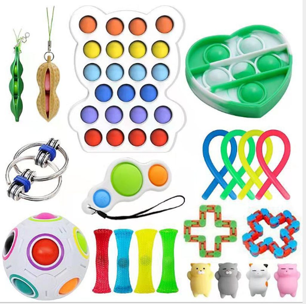 21x Fidget Sensory Toy Set Autismus SEN ADHS Pop It Fidget Stressabbau Spielzeug