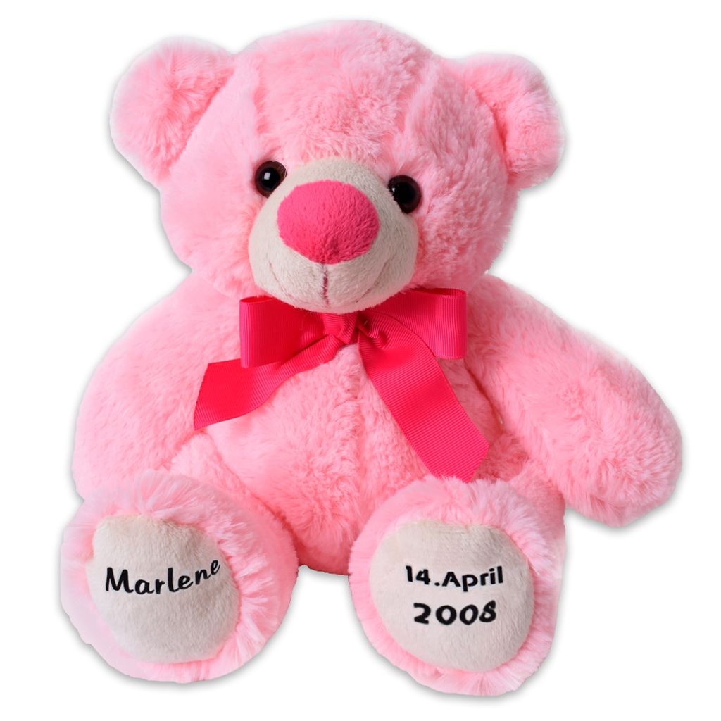 Teddybär Personalisiert Namen Teddy Kuscheltier Geschenk
