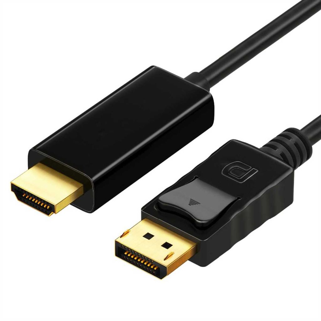 Display Port DP Zu HDMI Kabel Adapter Konverter Vergoldeter Stecker