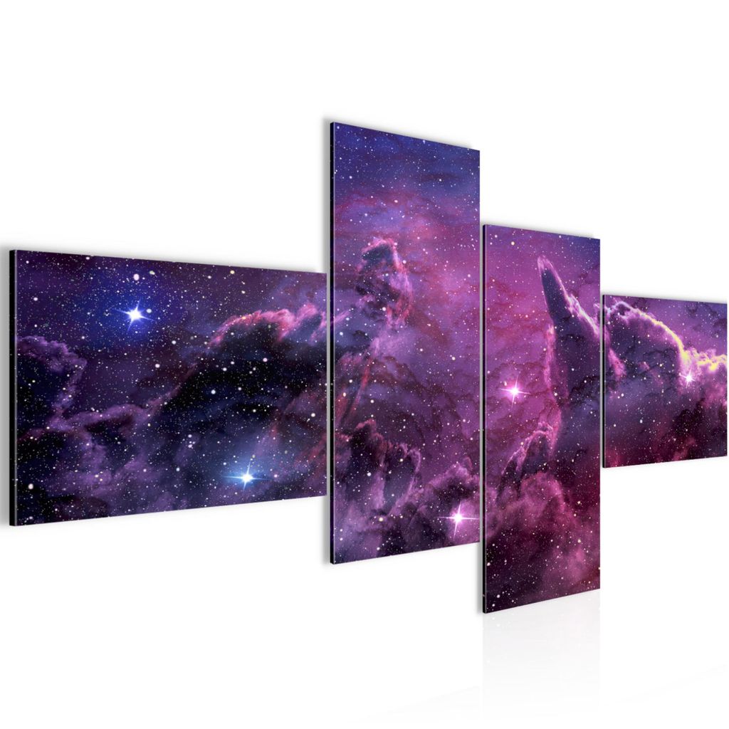 Galaxie und Sterne Wandbild in verschiedenen Größen