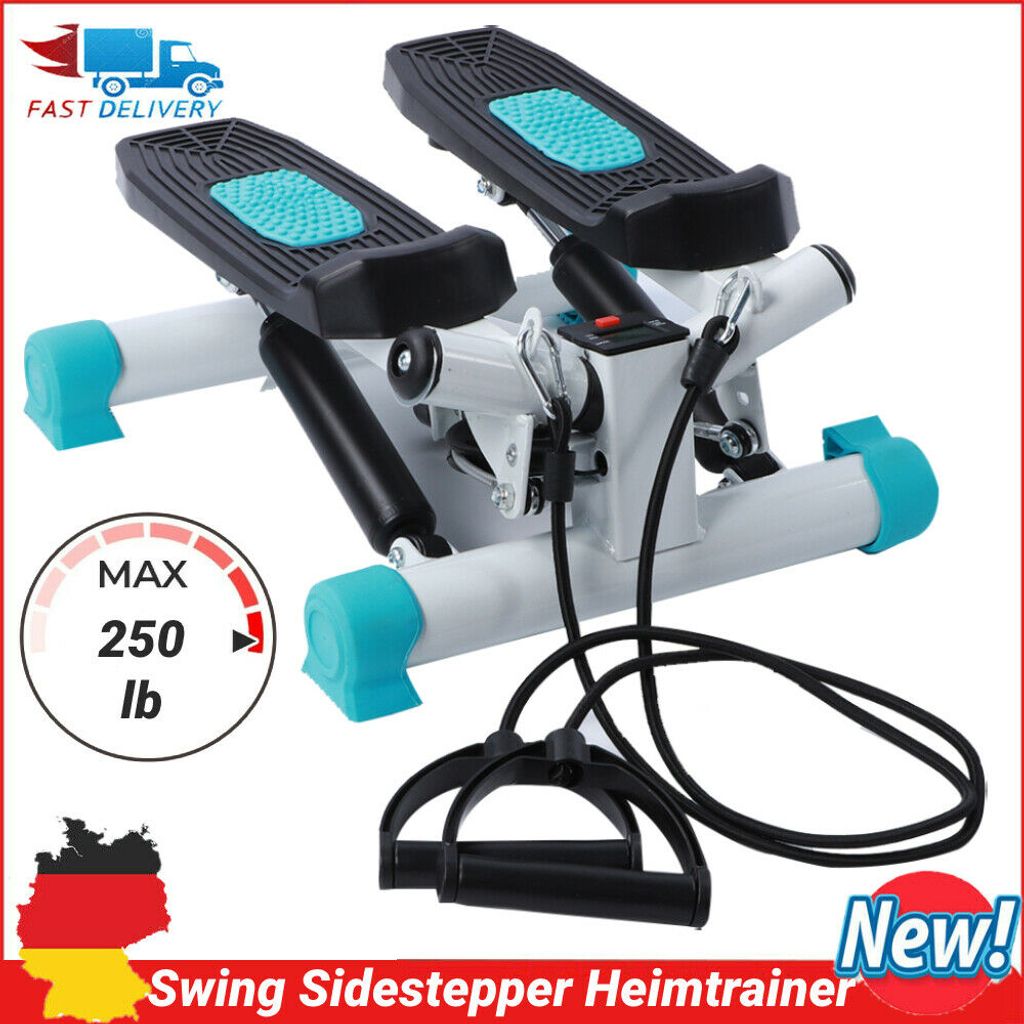 NEU! Swing Stepper Computer mit digitaler Anzeige Fitness Expander Heimtrainer 