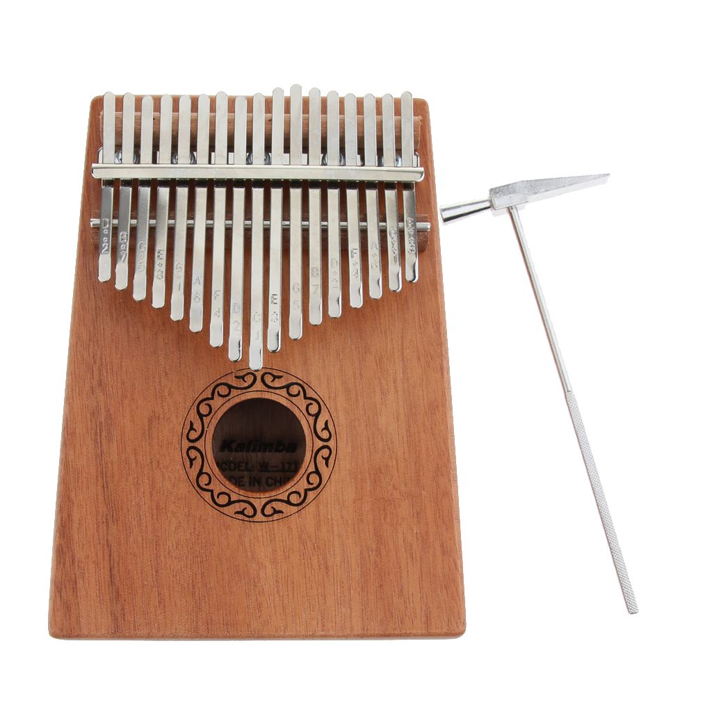 17-Tasten Kalimba Daumen Klavier Schmetterling  Mahagoni Finger Musikinstrument.