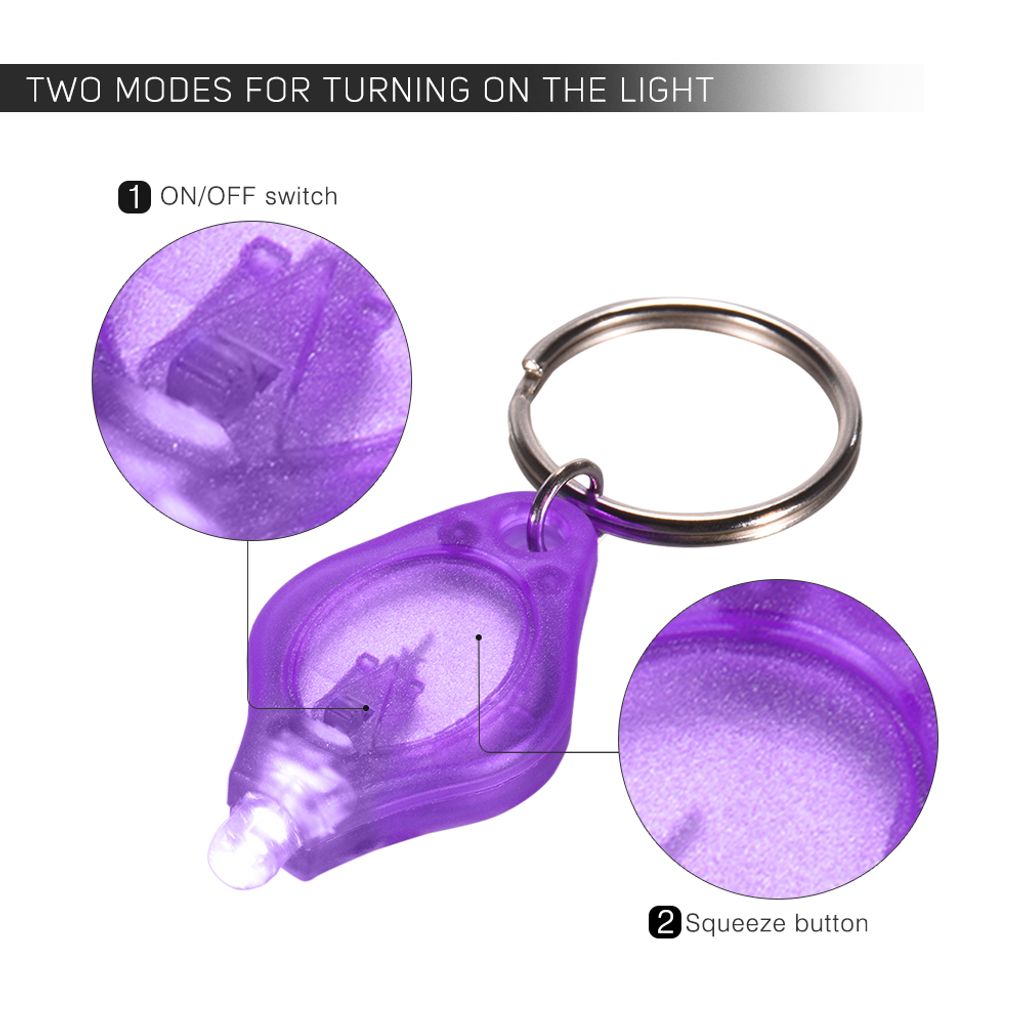 Ultra Bright Mini LED Karabiner Light Camping Taschenlampe Schlüsselanhänger