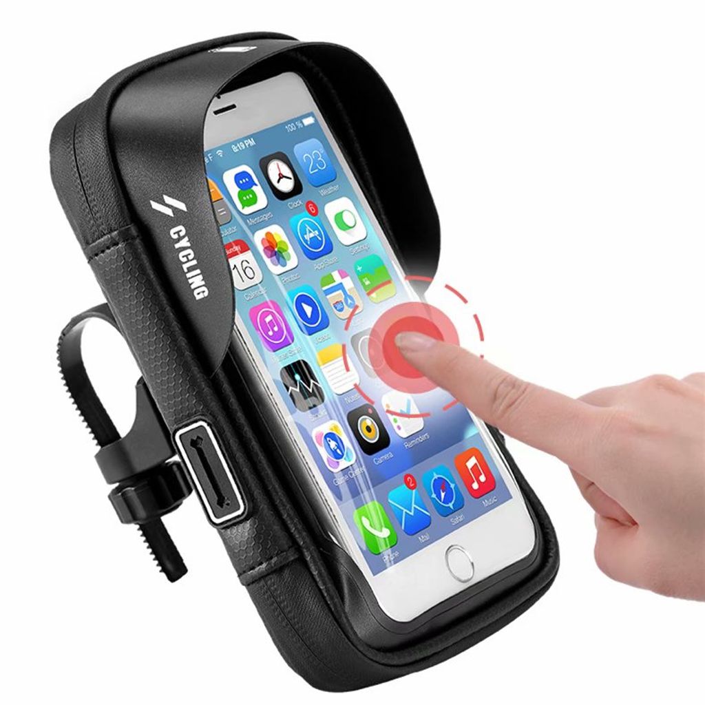 Handy Halterung Fahrrad Motorrad Wasserdicht Tasche Smartphone Halter Universal