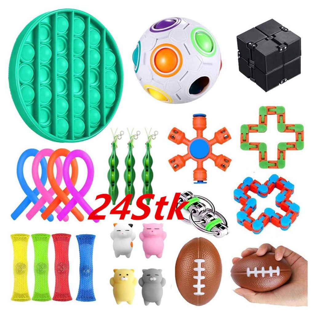 37Stk Fidget Toys Sensory Toy Autismus Angst Stressabbau Spielzeug Set Kinder DE