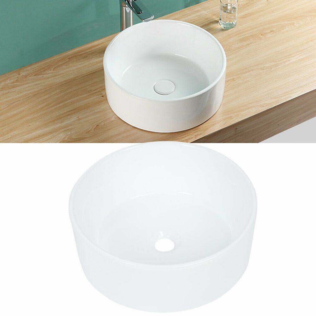 Keramik Waschbecken Aufsatzwaschtisch Waschschale Spülbecken Rund Oval Rechtecki