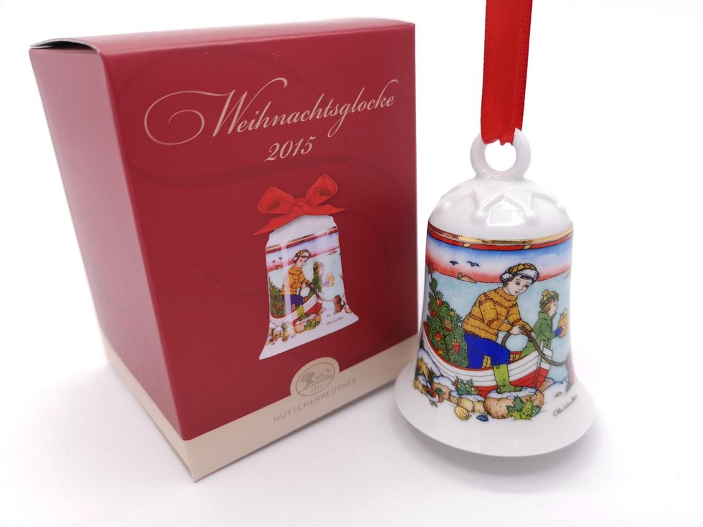 Porzellanglocke Weihnachtsglocke 1996 OHNE Verpackung Hutschenreuther