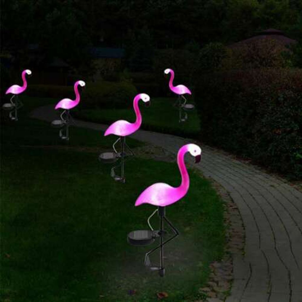 3x Led Solar Flamingo Rasenlampe Solarleuchte Kaufland De