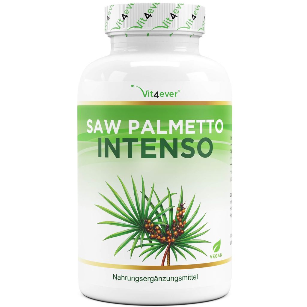 Saw Palmetto 60 Tabletten 3000 mg Sägepalme Extrakt hochdosiert Prostata Haare