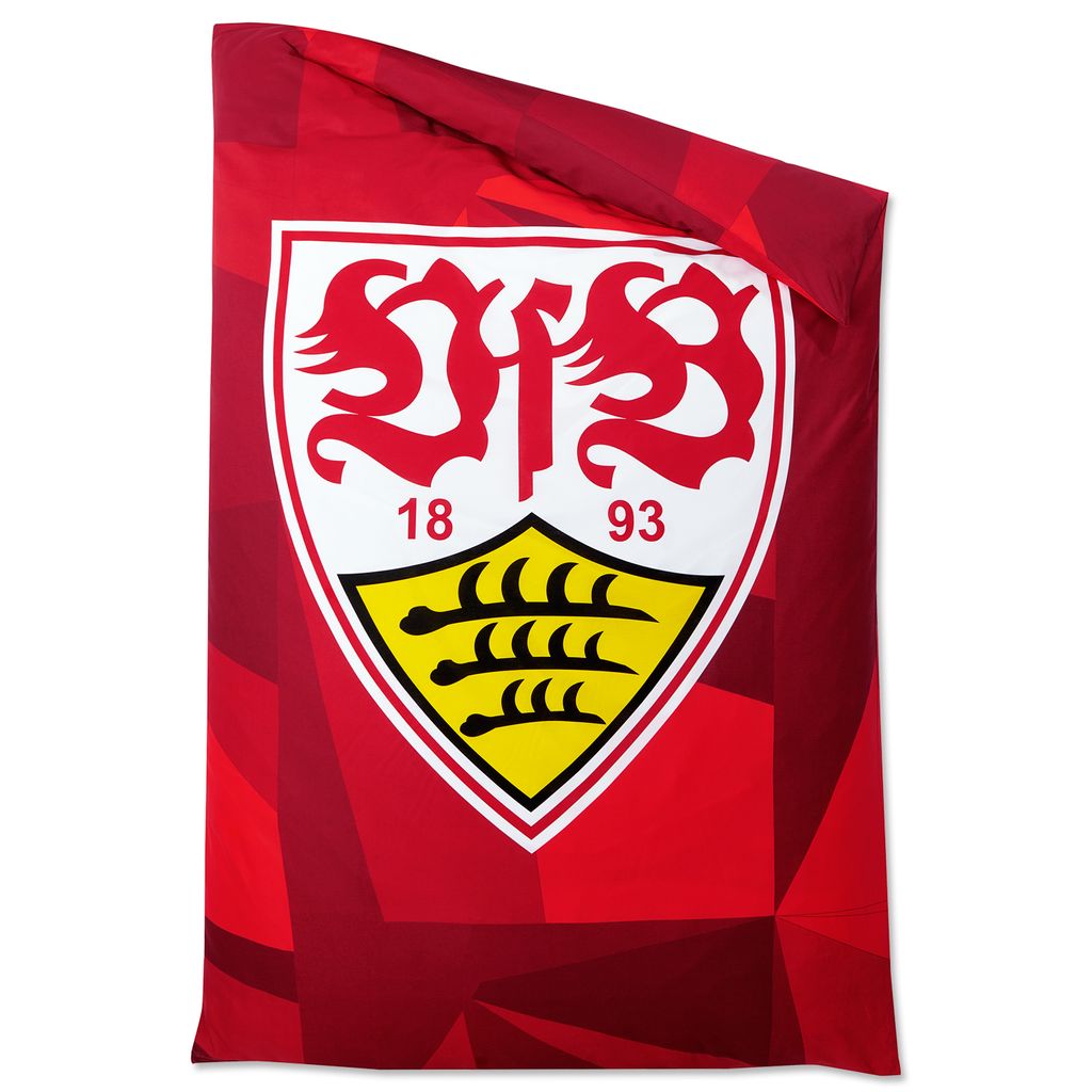 VfB Stuttgart Bettwäsche Tradition bunt 19189 Reißverschluß 80x80cm 135x200cm
