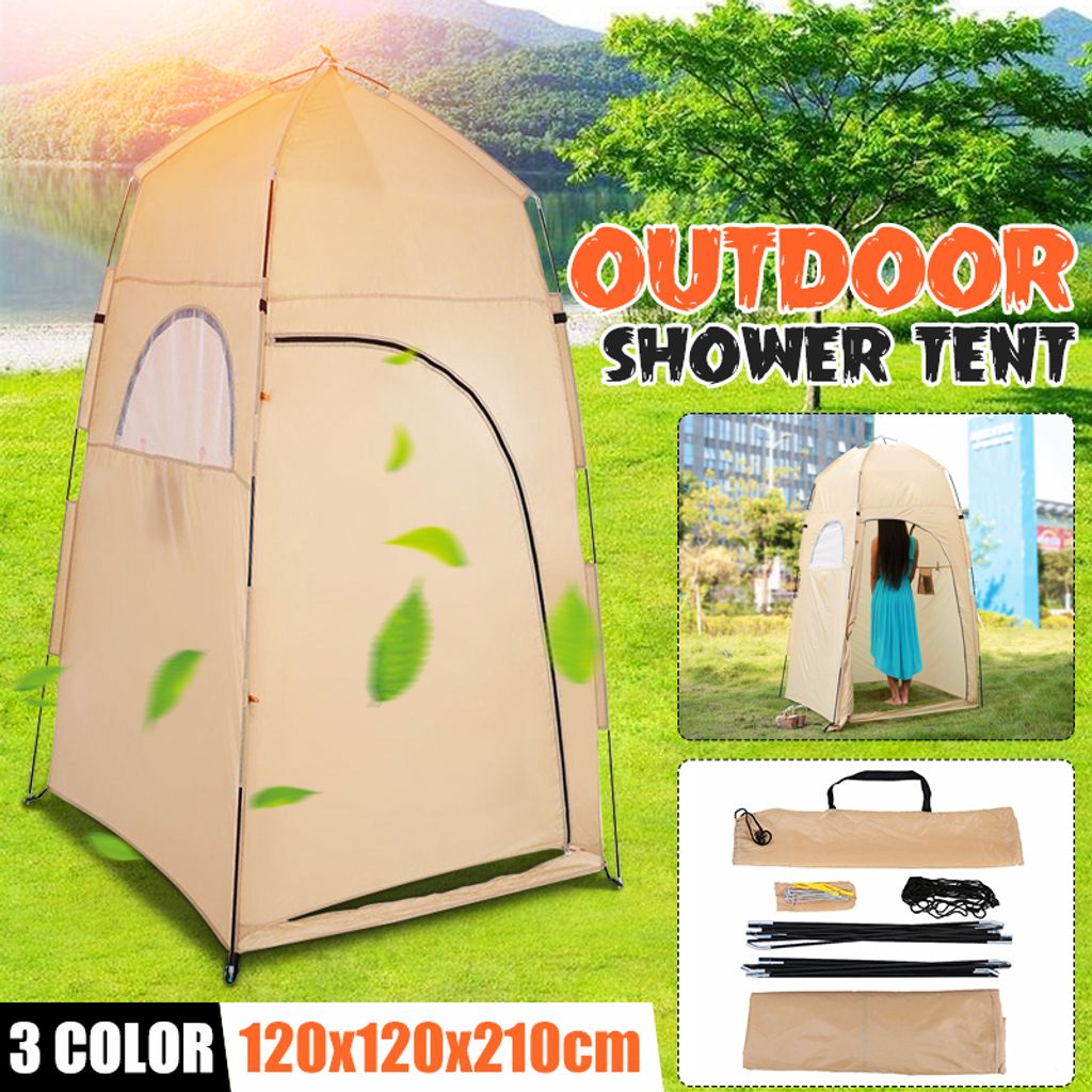 Duschzelt Toilettenzelt Umkleidezelt Outdoor Camping Wasserfest Beistellzelt