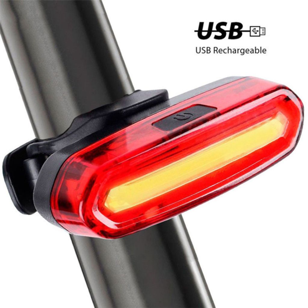 Juwel Fahrrad Rücklicht Fahrradlicht COB LED Blinker Mit Batterie Neu Aluminium
