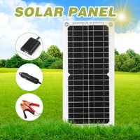 120W Solarpanel Solarmodul Ladegerät Kit Für Wohnwagen//Camping//Zuhause USB EU