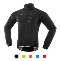 QINYA Herren Fahrradjacke Wasserdicht Winddicht Fahrrad Jersey Warm Softshell Thermo MTB Mantel Windbreaker Sportwear 