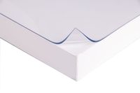 Cinar PVC Tischdecke Wachstuch Meterware Transparent 2mm120cm Tischschutz