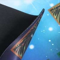 Rioge Gummi Spielmatte 60x60cm Galaxy Style Competition Pad Spielmatte Für Yu-gi-oh Karte Yugioh Zubehör Kartenspiel Pad 