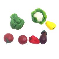 1x Steak Miniatur Gemüse & Obst Markt Puppenhaus Puppenstuben Spielzeug Fimo