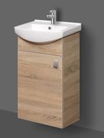 Waschbecken mit Unterschrank 2tlg Waschtisch Badmöbel Set 40 cm Badezimmer WC