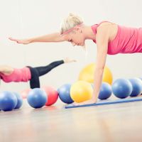 Mini Pilates Ball 23cm Sport Fitness Yoga Gymnastik Pilates Massageball Silikon