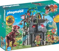 Playmobil 70327 Dinos XXL T-Rex Dinosaurier mit Vulkanausbruch und Figuren NEU
