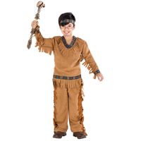 Cod.274536 Friedenspfeife Indianer-Kostüm-Accessoire 45cm braun-beige