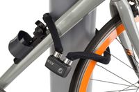 Rad-Ausrüstung Radsport Sportarten mit Halterung AXA Faltschloss 800,