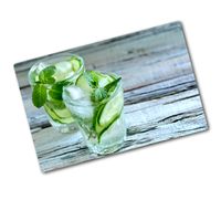 Tulup Herdabdeckplatten aus Glas Spritzschutz Dschungel & Blätter 60x52 cm