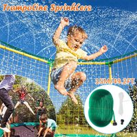 Trampolin Wasserpark Sprinkler Beste Outdoor-Sommerspielzeug für Kinder draußen