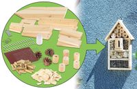 Insektenhotel Insektenhaus Bausatz für Kinder Bienenhotel Holz FSC-zertifiziert