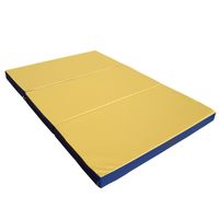 NiroSport Weichbodenmatte 100 x 100 x 8 cm klappbar Turnmatte Gymnastikmatte