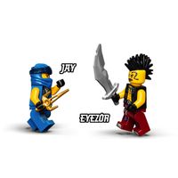 LEGO 71740 NINJAGO Jays Elektro-Mech Actionfigur Spielzeug ab 4 Jahren mit Spinne und Ninja Auto