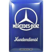 gewölbt & Motiv geprägt 20 x 30 cm Parking Only Blechschild Mercedes-Benz