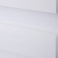 Seitenzugrollo Easyfix 120cmx150cm lichtdurchlässig und verdunkelnd Weiß Duo Rollo Klemmfix ohne Bohren WOLTU VH5524ws Doppelrollo