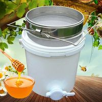 20L Honigschleuder Honigeimer für Imkerei Bienenhonig mit Edelstahl Sifter DHL
