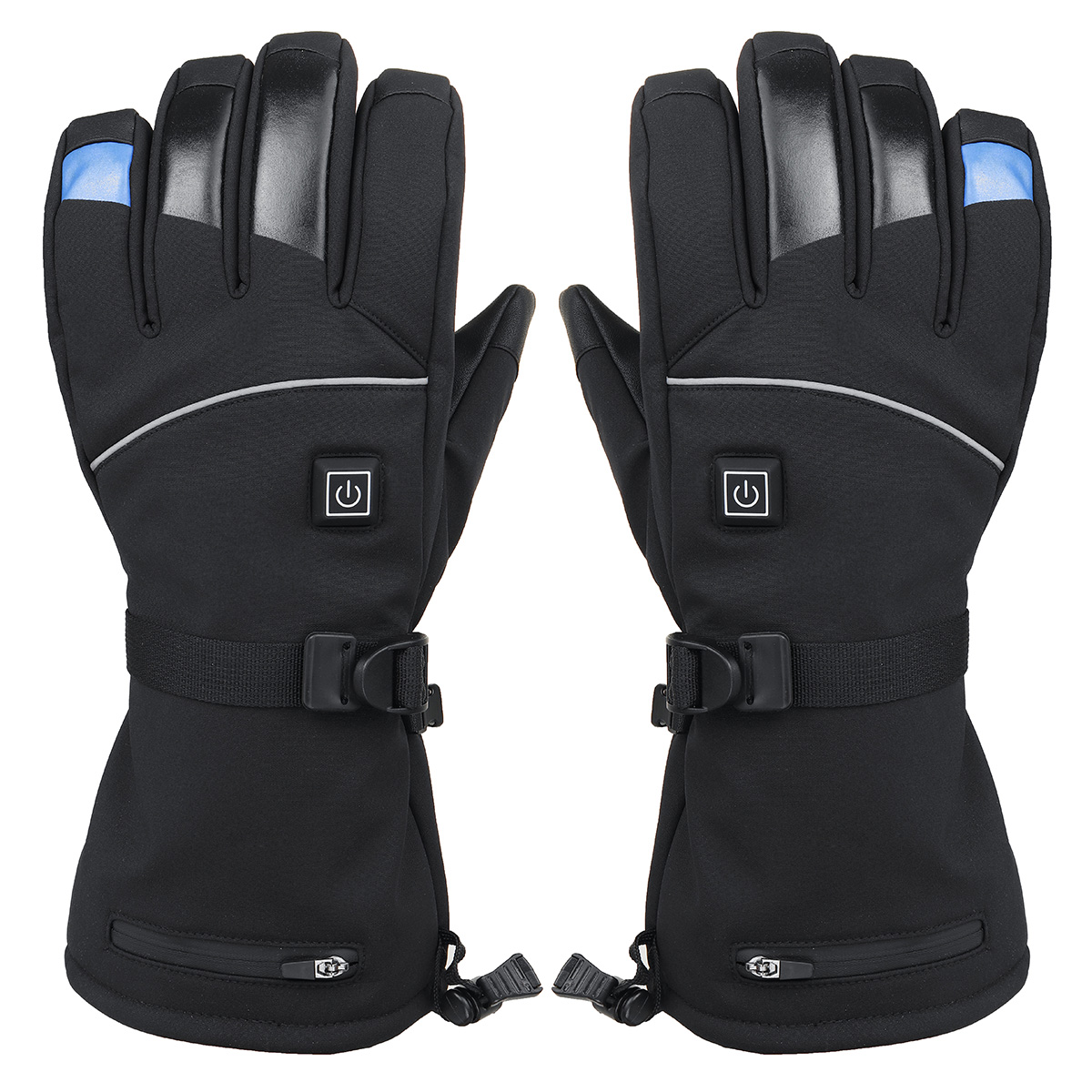 Beheizbare Handschuhe Damen Herren Wiederaufladbare wasserdichte 2021 neueste 3 Heiztemperatur einstellbare Touchscreen Beheizte Handschuhe für Outdoor-Aktivitäten 