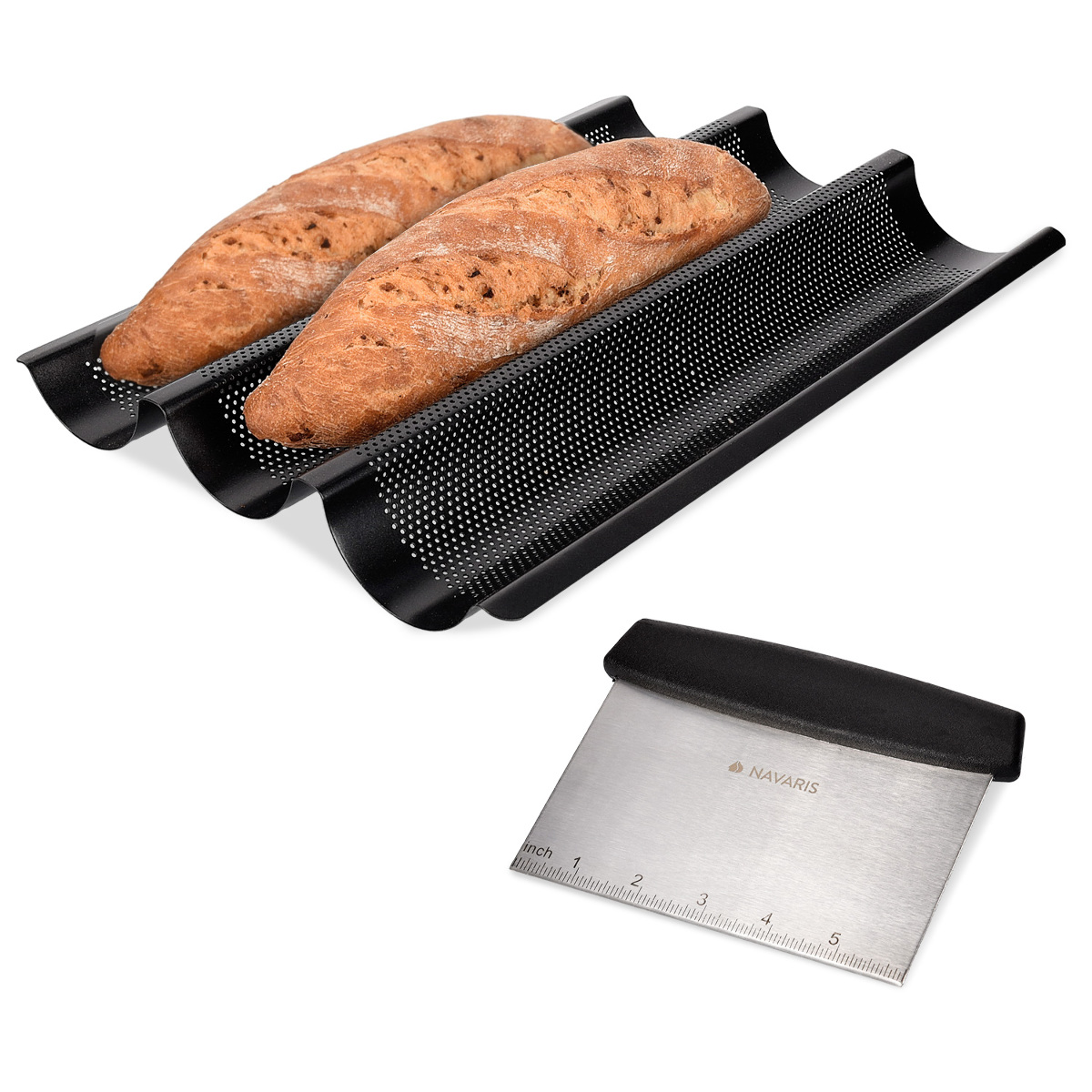 Französisches Brot Backblech Backform Baguette Antihaft-Kuchenform Werkzeug DE