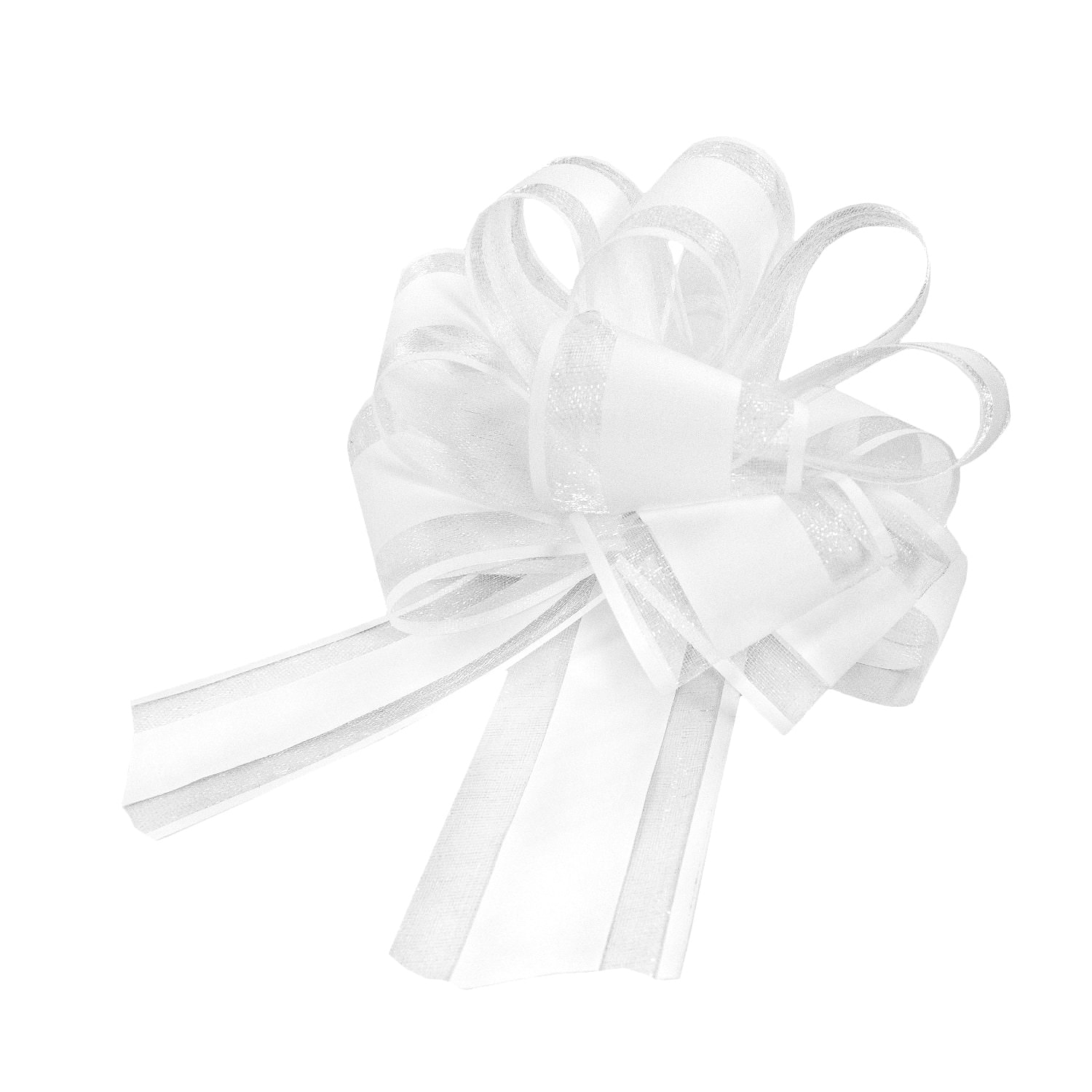 Rosa Oblique Unique® Geschenk Schleife mit Geschenkband Glänzend für Geschenke Tüten Zuckertüten Weihnachten zum Basteln Dekorieren Verzieren 
