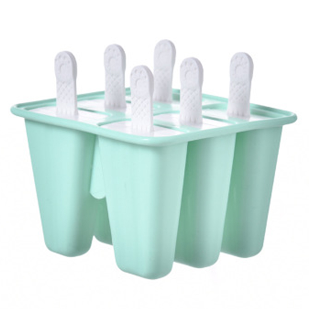 Eis am Stiel Form 6 St/ück Lebensmittelqualit/ät Silikon Popsicle Form leicht zu entfernen Eis Pop Formen Wiederverwendbare Eiscreme Form BPA-frei Eis Lutscher Maker