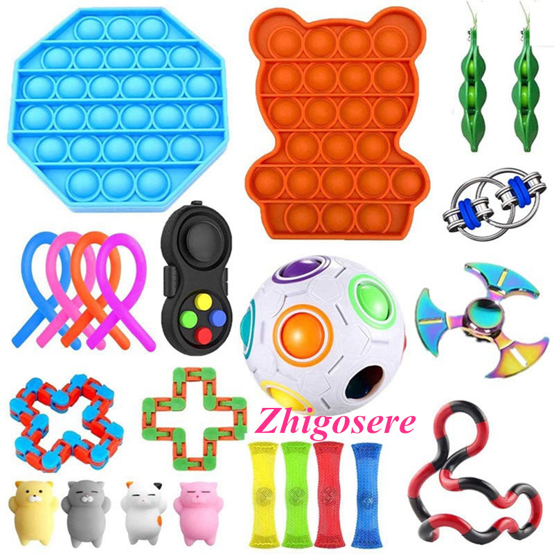 Anpro 24 Stück Anti Stress Spielzeug Set Sensory Toys für Stressabbau und Ant... 