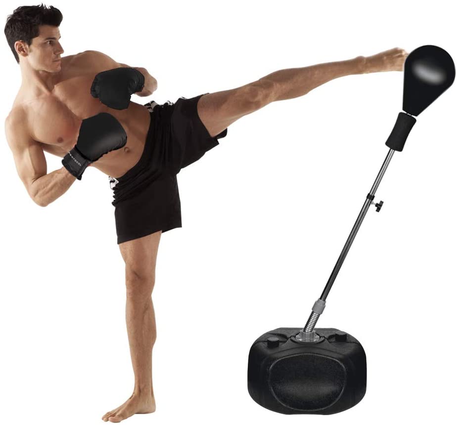 mit Boxsack Punching Zjchao Boxsack-Set f/ür Boxsack 120 h/öhenverstellbar 150 cm Handschuhe Balltrainer